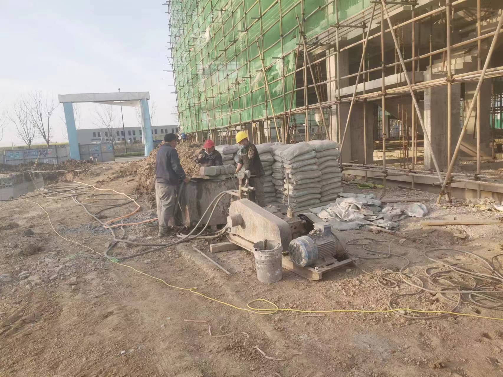 大化别墅下沉注浆